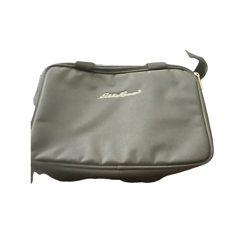 Eddie Bauer Gray Portable Spacious Shoulder Strap Zipper Closure Camera Case